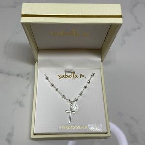 Cross Necklace Sterling Silver Cross - New